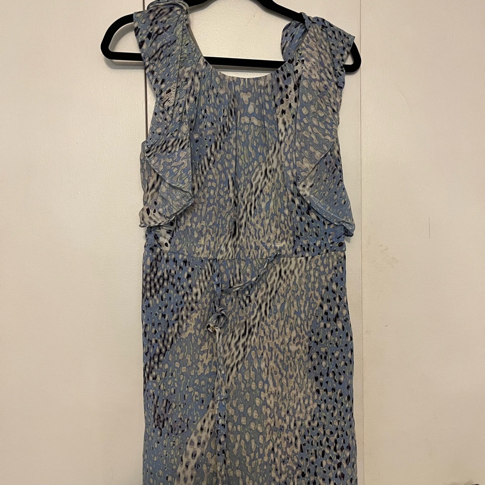 Leifsdottir Blue Patterned Dress